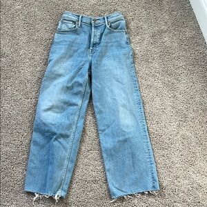 MOTHER Women's Straight Leg Jeans - Light Blue